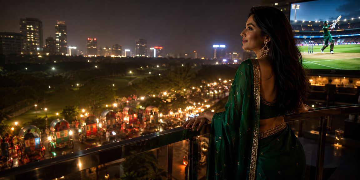 ঢাকার ক্রিকেট বেটিং রিকশা দৃশ্য